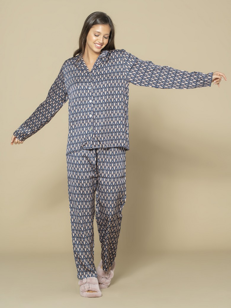 Satin Pyjama Set -Artemísia