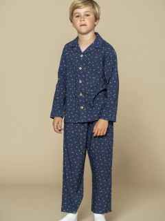 Foxes Pyjama Set  - Laranja