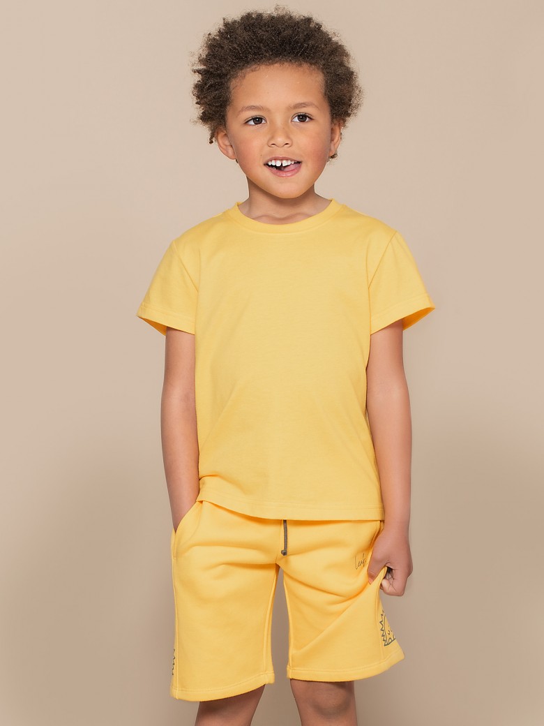 Yellow Printed T-Shirt - Pinhão
