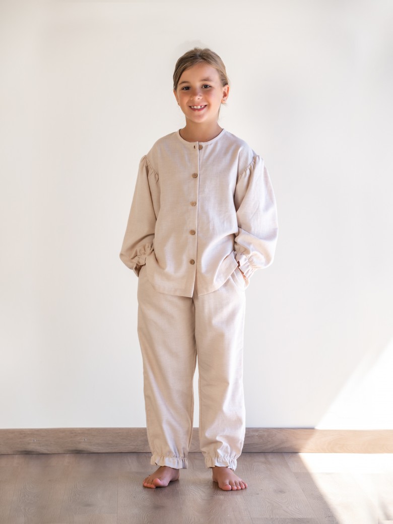 Kids' Ruffled Pyjama Set - Ternura
