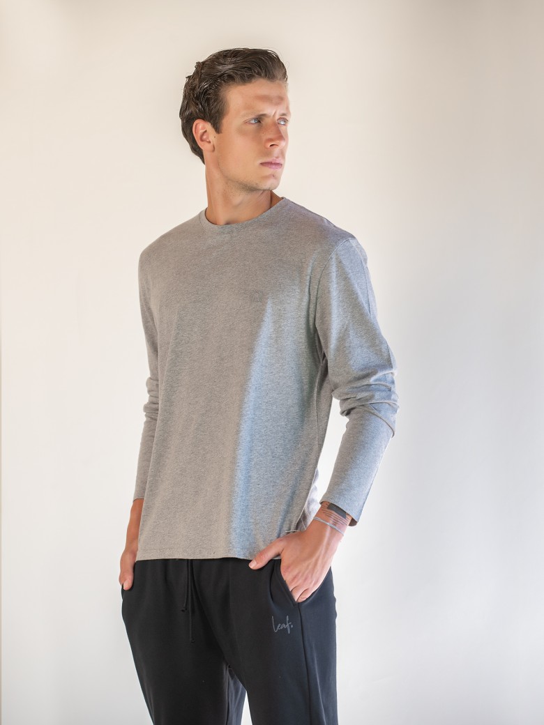 Grey Long Sleeve T-Shirt - Teixo