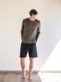 Olive Long Sleeve T-Shirt - Teixo