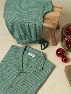 Conjunto Pijama Homem Verde Natal - Pinheiro